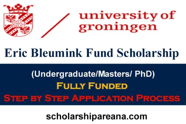 Eric Bleumink Fund Scholarship-2024