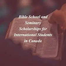 Bible school scholarship